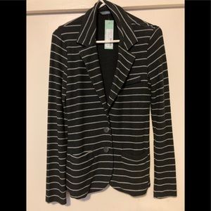 Tart Salma French Terry Black & White Blazer